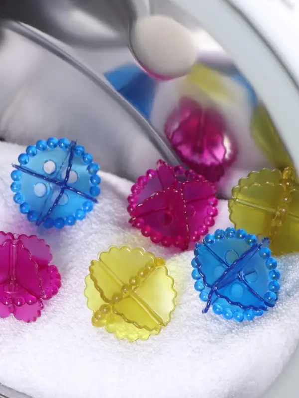 Шарики для стирки белья Доляна, d=5 см, 6 шт.