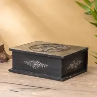 Шкатулка "Цветок жизни" 19х15х7 см, МДФ Шкатулка "Цветок жизни" 19х15х7 см, МДФ