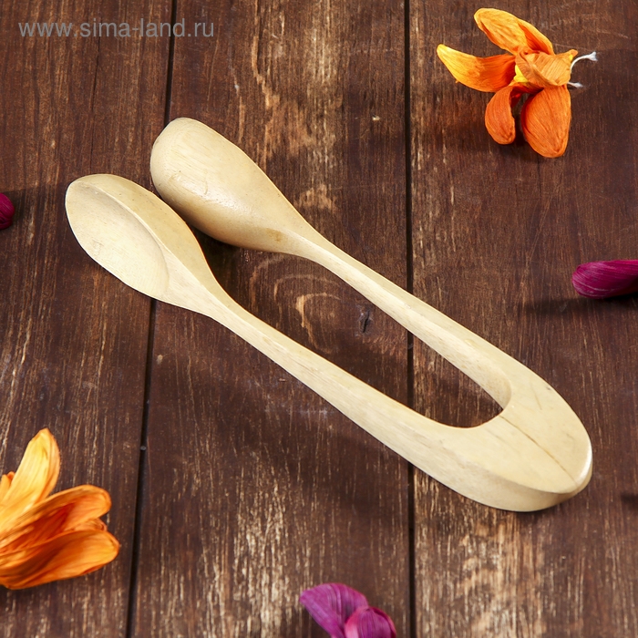 Сувенирный музыкальный инструмент  Сувенирный музыкальный инструмент "Ложки" 25х6х4 см