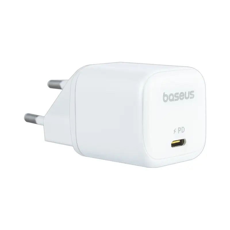 Переходник сетевого зарядного устройства на Type-C 45W GAN P10176800213-00 Baseus белый