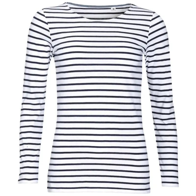 Футболка женская Marine Women, белый/темно-синий, размер XS Футболка женская Marine Women, белый/темно-синий, размер XS