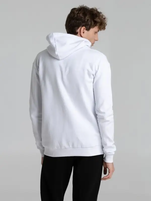 Толстовка на молнии с капюшоном Unit Siverga Heavy белая, размер XS Толстовка на молнии с капюшоном Unit Siverga Heavy белая, размер XS