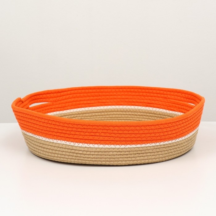 Экологичный лежак для животных (хлобчатобумажный),40 х 40 х 11 см, вес до 15 кг, оранжевый Экологичный лежак для животных (хлобчатобумажный),40 х 40 х 11 см, вес до 15 кг, оранжевый