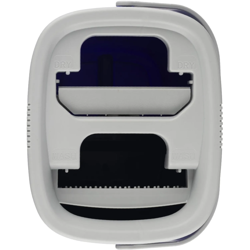 Комплект для уборки Luscan (швабра, ведро с отжимом 4 л, 2 насадки МОП)