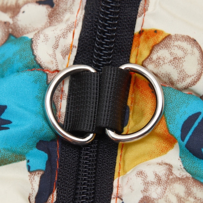 Комбинезон для собак Комбинезон для собак "Мишка Тедди", размер 16 (ДС 30 см, ОГ 44 см, ОШ 34 см),оранжевый