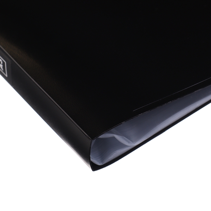 Папка с 20 вкладышами А3, 800 мкм, Calligrata, текстура Папка с 20 вкладышами А3, 800 мкм, Calligrata, текстура "песок", чёрная