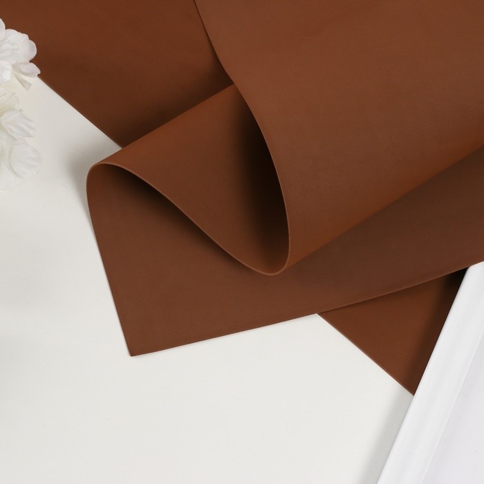 Фоамиран матовый 60х70 см, 1 мм, коричневый Фоамиран матовый 60х70 см, 1 мм, коричневый