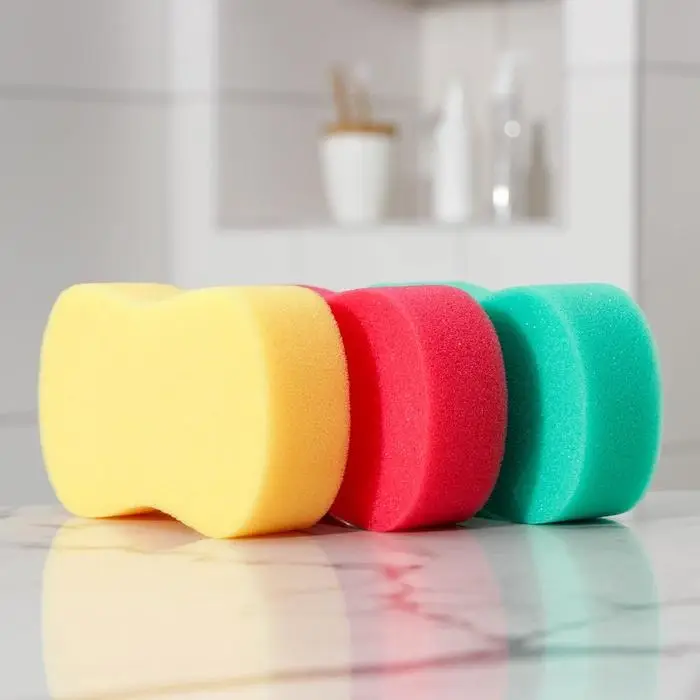 Губка для тела «Восьмёрка», 15×8×3,5 см, МИКС Губка для тела «Восьмёрка», 15×8×3,5 см, МИКС