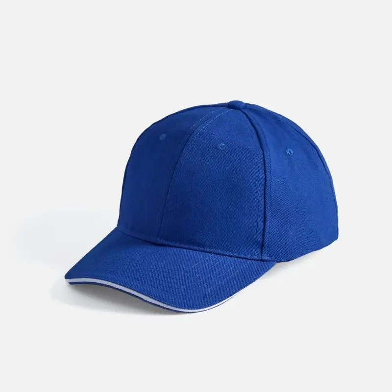 Бейсболка Buffalo, ярко-синяя с белым Бейсболка Buffalo, ярко-синяя с белым