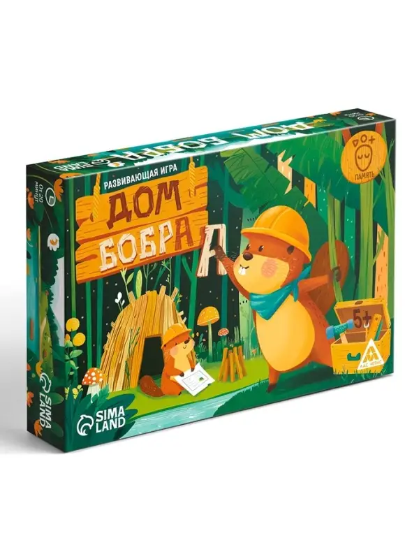 Настольная игра &laquo;Дом бобра&raquo;, развивающая, 5+, 108 карт