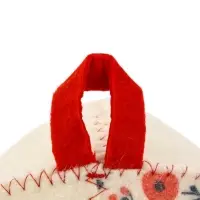Шапка для бани и сауны &laquo;Мезенские кони&raquo;, полиэфир, шерсть