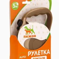 Рулетка "Зарница" , 5 м, до 15 кг, бежевая