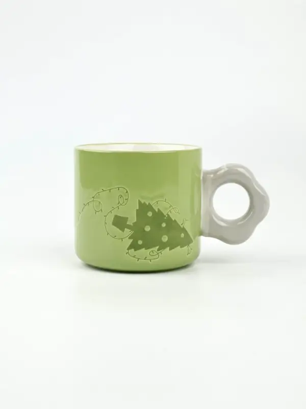 Кружка новогодняя керамическая &laquo;Новогодние радости&raquo;, 320 мл, ручная работа