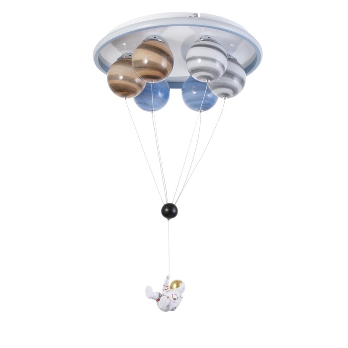 Люстра Люстра "Полет" 6хЕ27 40Вт белый 50х50х60см