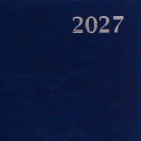 Ежедневник датированный 2027 Attache АГЕНДА А5 168л 138x213мм темно-синий