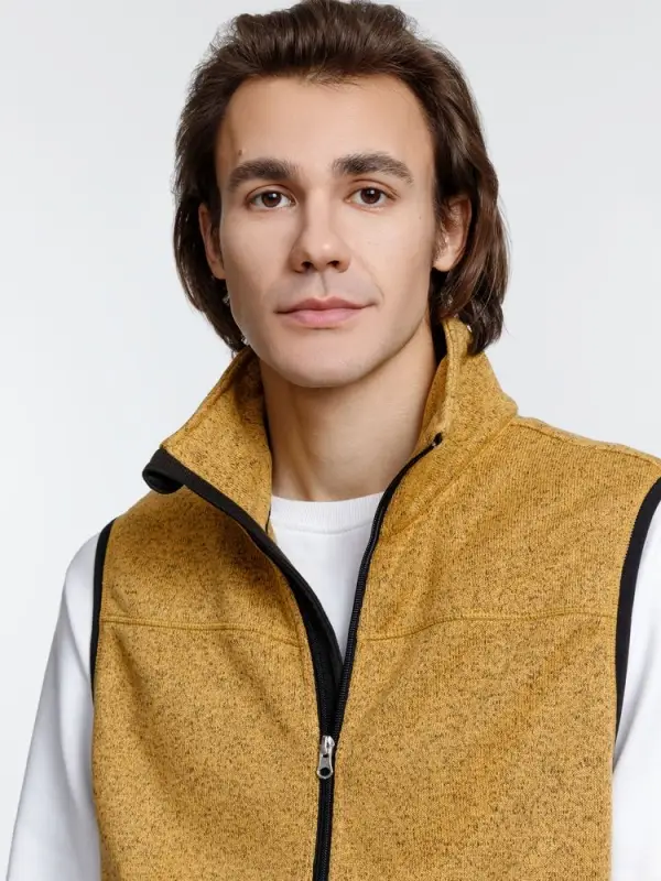 Жилет унисекс Gotland, горчичный, размер S Жилет унисекс Gotland, горчичный, размер S