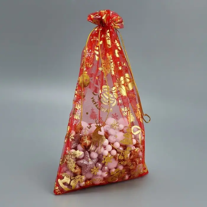 Мешочек подарочный органза «Аромат праздника», 20 х 30 см +/- 1.5 см Мешочек подарочный органза «Аромат праздника», 20 х 30 см +/- 1.5 см