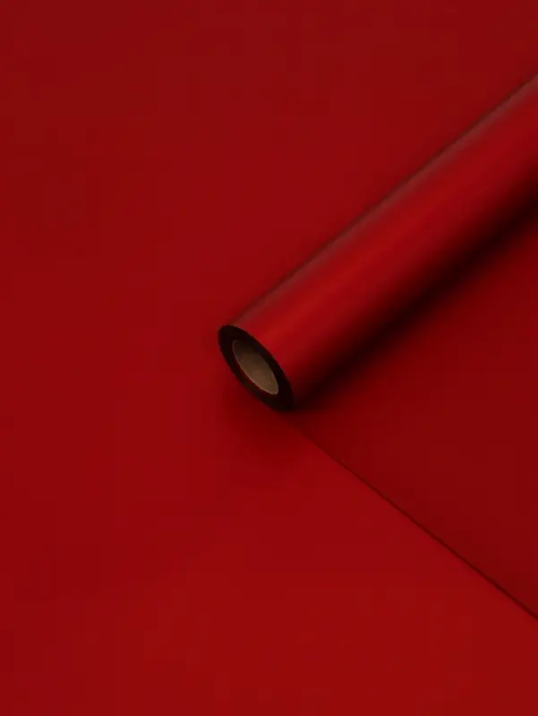 Пленка матовая для цветов и букетов, 65 мкм, винный, 57 см&times;10 м