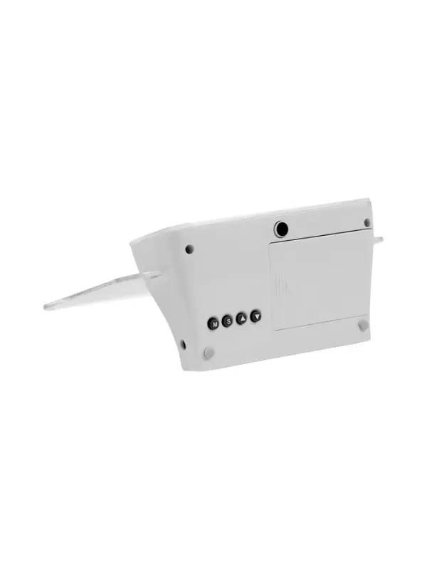 Часы - будильник электронные &laquo;Послание&raquo;, настольные, с маркером, подсветка зелёная, белые