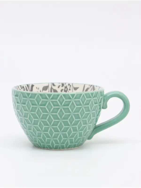 Кружка керамическая &laquo;Листья&raquo;, 290 мл