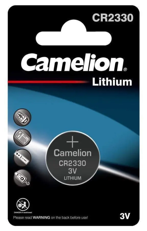 Батарейка Camelion CR2330 BL1 Lithium 3V Батарейка Camelion CR2330 BL1 Lithium 3V