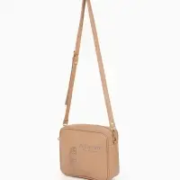 Сумка женская кросс-боди TEXTURA на молнии, 22&times;8&times;17 см, бежевая