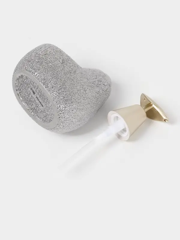 Дозатор для моющего средства с подставкой для губки Доляна &laquo;Африка&raquo;, 350 мл, серый