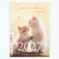 Календарь 2027, отрывной на магните, 9.5&times;13 см &laquo;Коты&raquo;