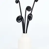 Синельная проволока, набор 100 шт, черная, 30 см