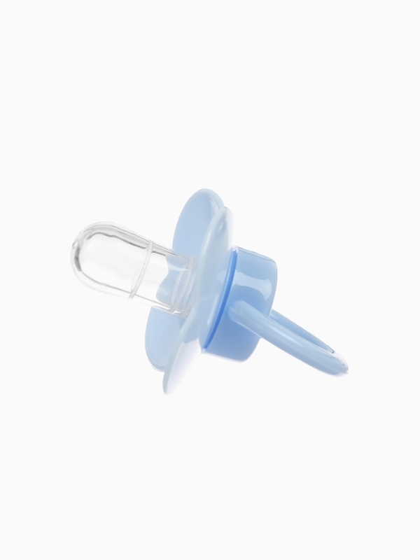 Пустышка классическая, с держателем, +0мес., цвет голубой Пустышка классическая, с держателем, +0мес., цвет голубой