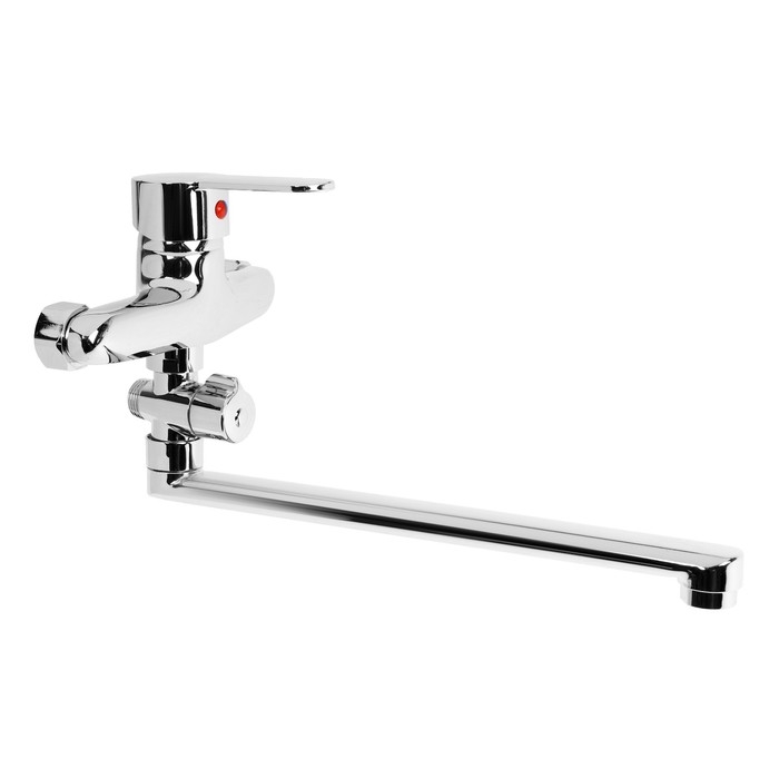 Смеситель для ванны ZEIN Z3380, картридж 35 мм, с душевым набором, лейка 4 режима, хром Смеситель для ванны ZEIN Z3380, картридж 35 мм, с душевым набором, лейка 4 режима, хром