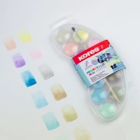 Краски акварельные Kores AKUARELLOS MINI Пастельные,набор 30103