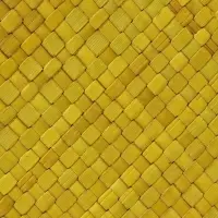 Сумка плетёная на застёжке из пандана, 35&times;12&times;40 см, жёлтая