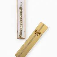 Набор коробочек подарочных 6 шт. под браслет/часы &laquo;Слиток&raquo;, 21&times;4, цвет золото (1195297)