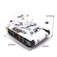 Конструктор UNICON &laquo;Танк KV-1. Климент Ворошилов&raquo;, 2 фигурки, 536 деталей