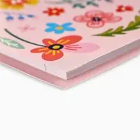 Блок для записей с отрывными листами, в открытке, 30 л. &laquo;Все цветы для тебя&raquo;