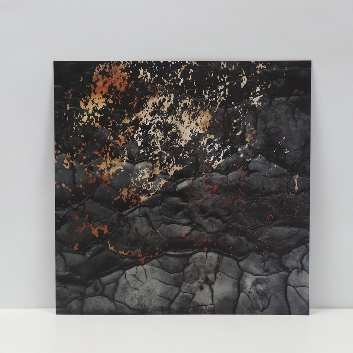 Фотофон двусторонний картон плотность 350 гр "Огонь" 50х50 см