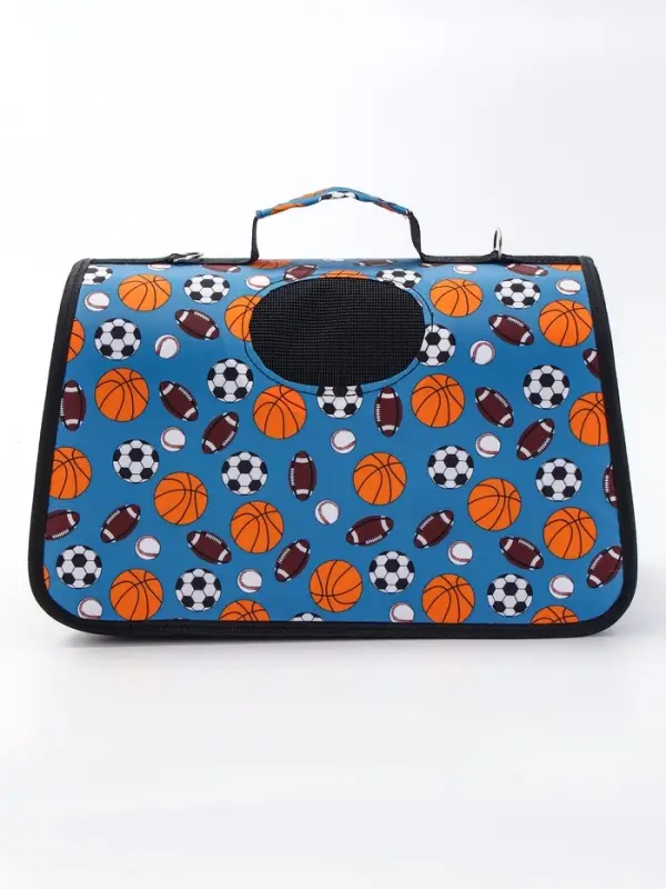 Сумка - переноска для животных &laquo;Спорт&raquo;, размер M, 40&times;21&times;27 см, голубая