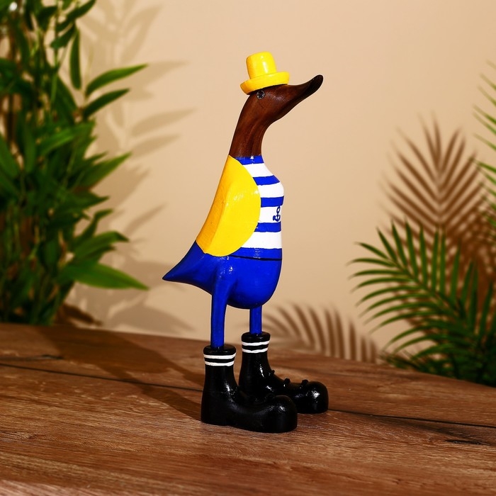 Сувенир Сувенир "Утка-морячок" дерево 27 см