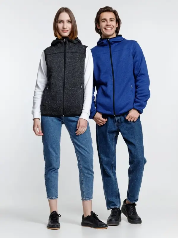 Куртка с капюшоном унисекс Gotland, синяя, размер S Куртка с капюшоном унисекс Gotland, синяя, размер S