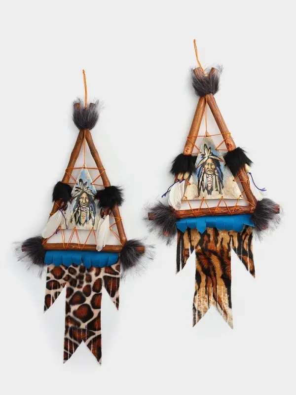 Панно "Вождь" 30х3х60 см