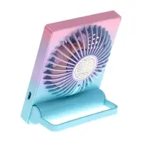 Вентилятор настольный YS2202B, портативный, осевой, 500 мАч, 3 режима, розово-сиреневый