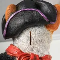 Копилка для денег &laquo;Собака Корги, пират&raquo;, 26&times;28&times;14 см