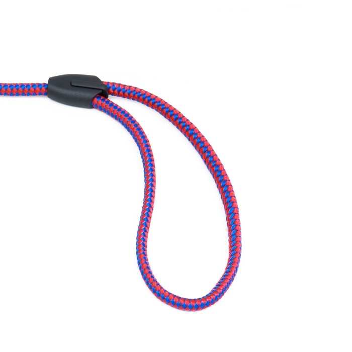 Поводок круглый Поводок круглый "Рябь", 120 х 0,6 см, красно-синий