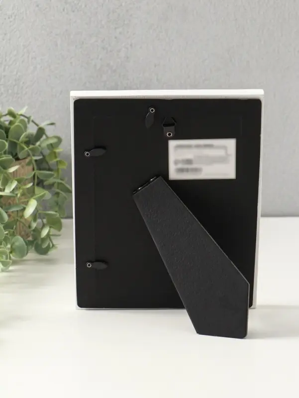 Фоторамка полистоун 13х18 см "Узор волна" белая 22х17х2,5 см