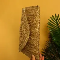 Сумка клатч плетёная из сиграсса 26х16х3 см, цв. бежевый Сумка клатч плетёная из сиграсса 26х16х3 см, цв. бежевый