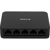 Коммутатор D-Link DGS-1005A/G1A 5 портов 10/100/1000Base-T неуправляемый