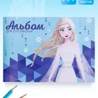 Альбом для рисования А4, 40 листов 90 г/м&sup2;, на скрепке, &laquo;Сестры&raquo;