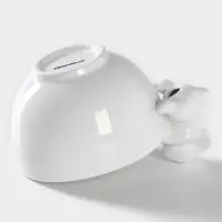 Конфетница Доляна &laquo;Зайка&raquo;, 13&times;10&times;9 см, доломит, белая