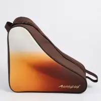 Сумка для коньков и роликов ONLYTOP, 42&times;20&times;38 см, цвет кофейный